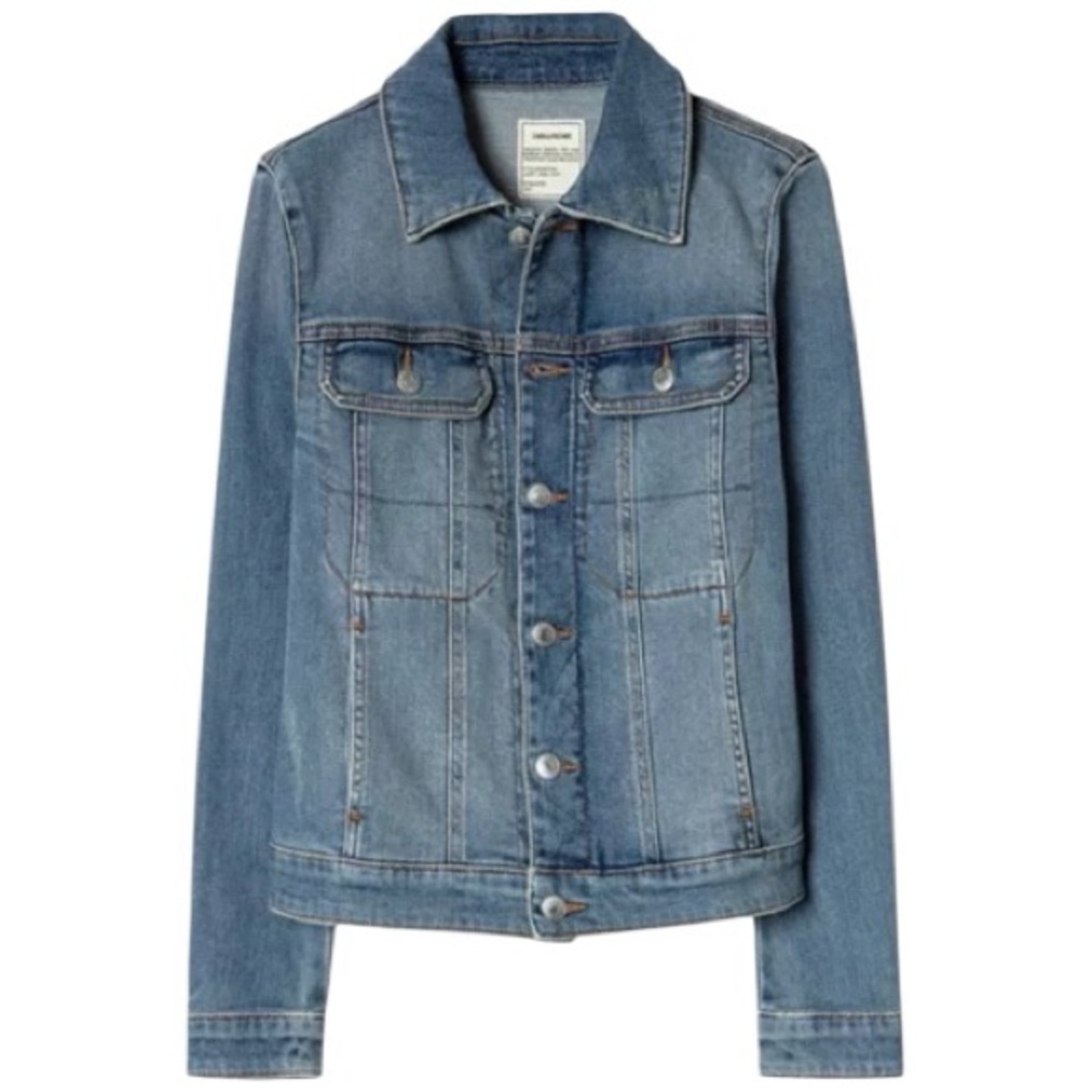 Zadig & Voltaire Kioky Band of Sisters Blue Denim Jacket
Size XS - Picture 5 of 16